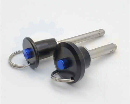 Push button handle quick rleease ball lock pins Push button handle quick rleease ball lock pins