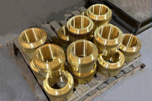 CNC nickel-aluminum bronze components